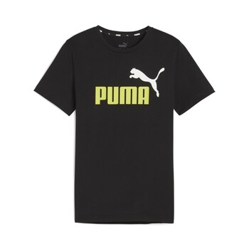 textil Niño Camisetas manga corta Puma ESS+ 2 COL LOGO TEE B Negro