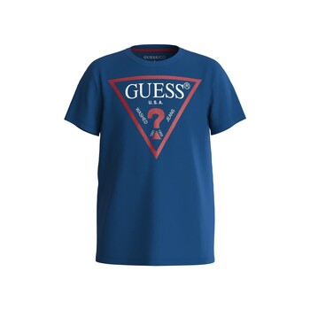 textil Niño Camisetas manga corta Guess L73I55 Azul