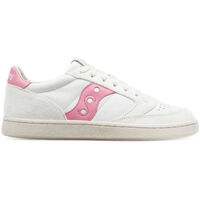 Zapatos Hombre Deportivas Moda Saucony Jazz Court S70671-7 White/Pink Blanco