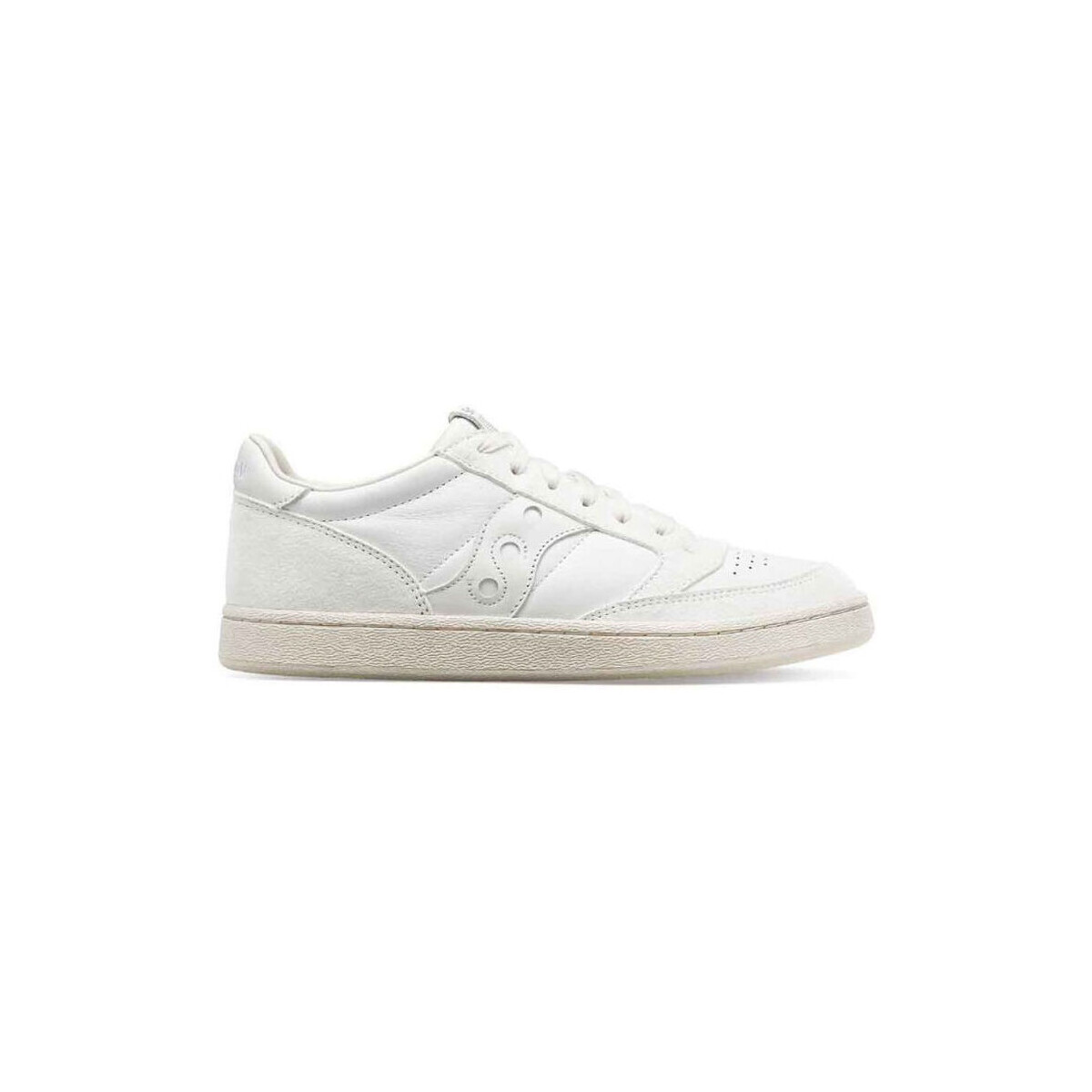 Zapatos Hombre Deportivas Moda Saucony Jazz Court S70671-6 White/White Blanco