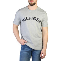 textil Hombre Camisetas manga corta Tommy Hilfiger - mw0mw30055 Gris