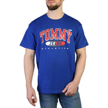 textil Hombre Camisetas manga corta Tommy Hilfiger - dm0dm16407 Azul