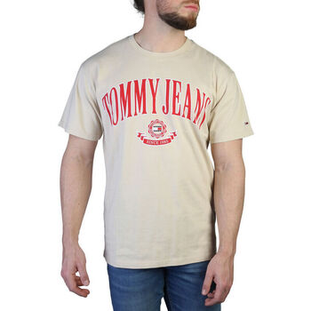 textil Hombre Camisetas manga corta Tommy Hilfiger - dm0dm16400 Marrón