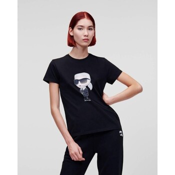 textil Mujer Tops y Camisetas Karl Lagerfeld  Negro
