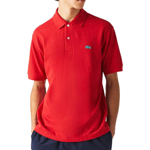 textil Hombre Tops y Camisetas Lacoste  Rojo