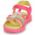 Zapatos Niña Sandalias Agatha Ruiz de la Prada SANDALIA UNICORNIO Rosa / Multicolor