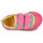 Zapatos Niña Zapatillas bajas Agatha Ruiz de la Prada ZAPATO LONA RAYAS Rosa / Multicolor
