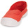 Zapatos Mujer Slip on Bensimon TENNIS ELASTIQUE Rojo