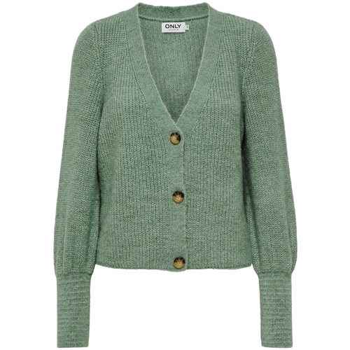 textil Mujer Abrigos Only Noos Clare Cardigan L/S - Granite Green Verde