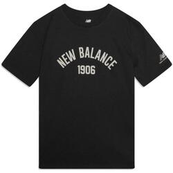 textil Hombre Camisetas manga corta New Balance MT33554 Gris