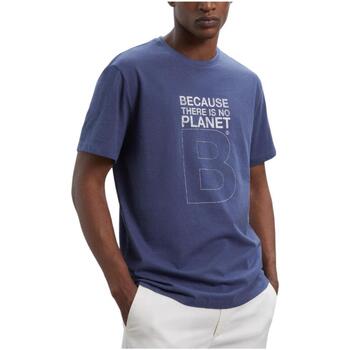 textil Hombre Camisetas manga corta Ecoalf GATSGREAT0803MW23 Azul