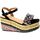 Zapatos Mujer Sandalias Woz - Sand.zp.fasc.pietra Cam.nero 3064 Negro