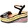 Zapatos Mujer Sandalias Woz - Sand.zp.fasc.pietra Cam.nero 3064 Negro