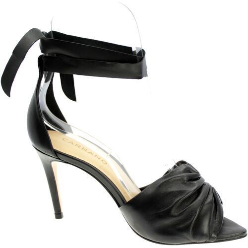Zapatos Mujer Sandalias Carrano Sandalo Donna Nero 315009 Negro
