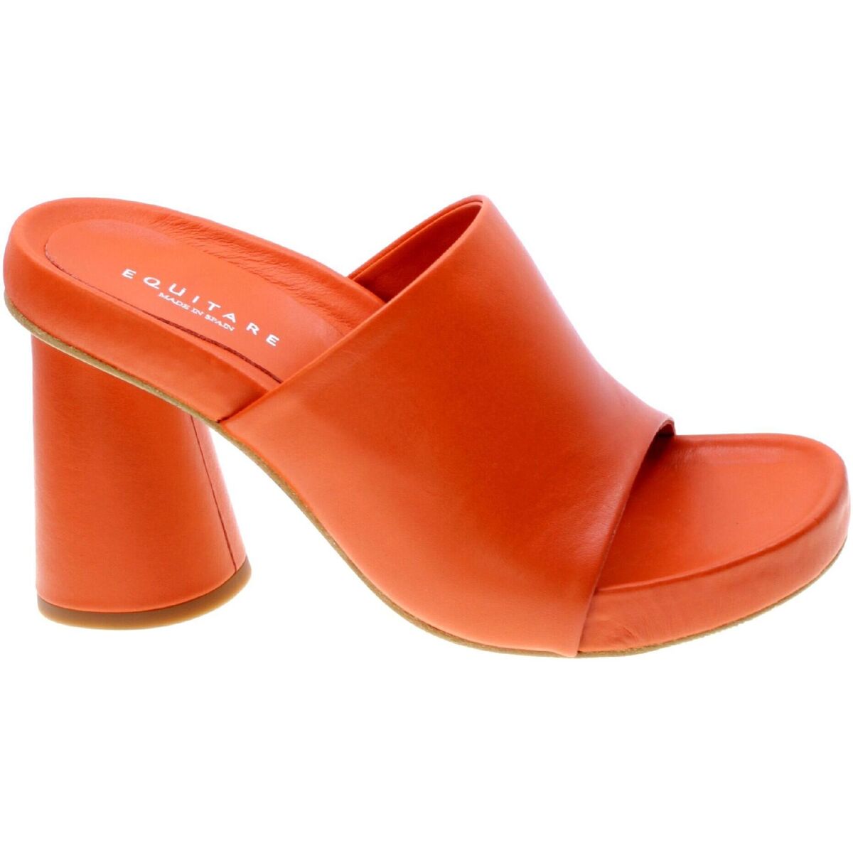 Zapatos Mujer Sandalias Equitare Mules Donna Arancio 236913/dana Naranja