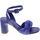 Zapatos Mujer Sandalias Equitare Sandalo Donna Blue 239918/camelia Azul