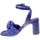 Zapatos Mujer Sandalias Equitare Sandalo Donna Blue 239918/camelia Azul