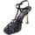 Zapatos Mujer Sandalias Nacree NacrÈe Sandalo Donna Nero Oliv005 Negro