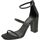 Zapatos Mujer Sandalias Tsakiris Mallas Sandalo Donna Nero Epic-649 Negro