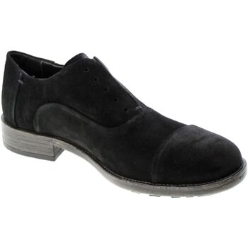 Zapatos Hombre Derbie Antica Cuoieria Francesina Uomo Nero 22583 Negro