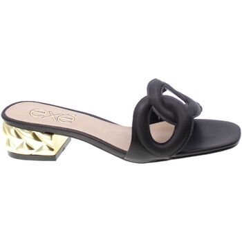 Zapatos Mujer Sandalias Exé Shoes Mules Donna Nero Katy-807 Negro
