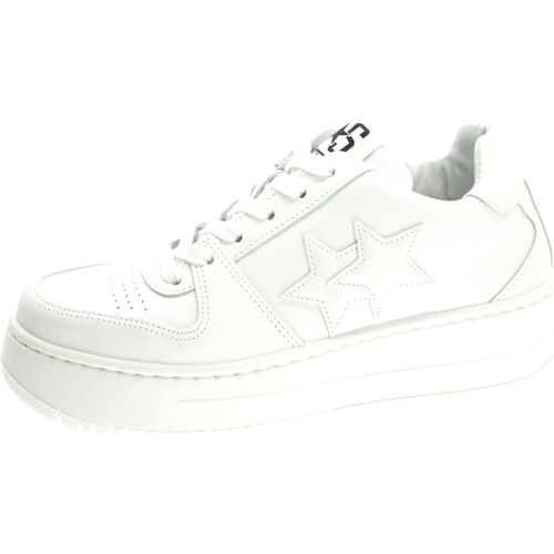 Zapatos Mujer Zapatillas bajas Twostar Sneakers Donna Bianco 2sd3270 Blanco