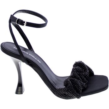 Zapatos Mujer Sandalias Tsakiris Mallas Sandalo Donna Nero Jolie-883 Negro