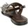 Zapatos Mujer Sandalias Cuoieria Italiana Sandalo Donna Testa di moro 1359 Marrón