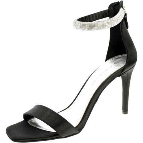 Zapatos Mujer Sandalias Tsakiris Mallas Sandalo Donna Nero Gilda-645 Negro
