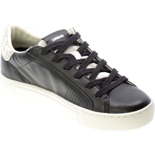 Zapatos Mujer Zapatillas bajas Crime London Sneakers Donna Nero 22600 Negro
