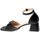Zapatos Mujer Sandalias Francescomilano Sandalo Donna Nero C19-03a-ne Negro