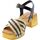 Zapatos Mujer Sandalias Sandro Rosi Sandalo Donna Nero 8750 Negro