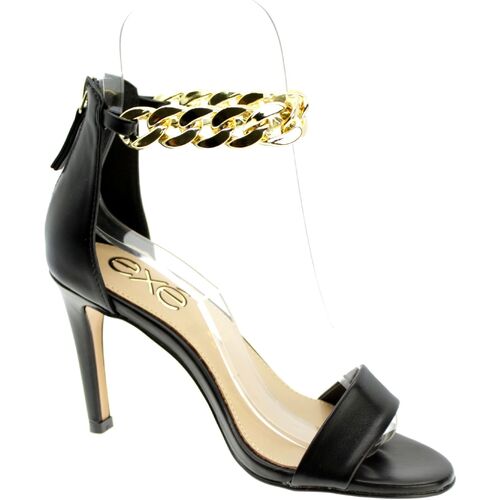 Zapatos Mujer Sandalias Exé Shoes Sandalo Donna Nero Rebeca-466 Negro
