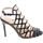 Zapatos Mujer Sandalias Francescomilano Sandalo Donna Nero C23-04p-ne Negro