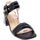 Zapatos Mujer Sandalias Francescomilano Sandalo Donna Nero C19-02a-ne Negro