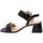 Zapatos Mujer Sandalias Francescomilano Sandalo Donna Nero C19-02a-ne Negro