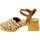 Zapatos Mujer Sandalias Sandro Rosi Sandalo Donna Cuoio 8750 Marrón