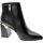 Zapatos Mujer Sandalias Exé Shoes Tronchetto Donna Nero M4864-c5656 Negro