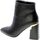 Zapatos Mujer Sandalias Exé Shoes Tronchetto Donna Nero M4864-c5656 Negro
