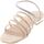 Zapatos Mujer Sandalias Exé Shoes Sandalo Donna Nudo Amelia-457 Rosa