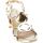 Zapatos Mujer Sandalias Nacree NacrÈe Sandalo Donna Platino 380044 Oro