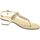 Zapatos Mujer Chanclas Gold&gold Infradito Donna Oro Gl512 Oro