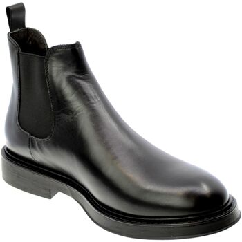 Zapatos Hombre Botas de caña baja Fedeni Beatles Uomo Nero Douc13 Negro