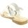 Zapatos Mujer Sandalias Cuoieria Italiana Sandalo Donna Bianco 1860 Blanco