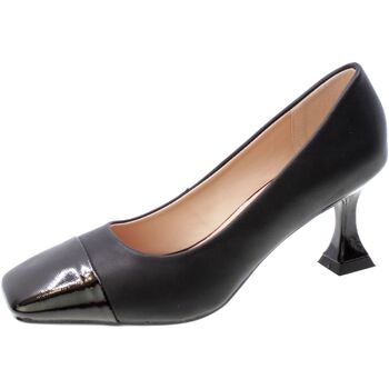 Zapatos Mujer Zapatos de tacón Francescomilano Decollete Donna Nero B06-01a Negro