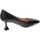 Zapatos Mujer Zapatos de tacón Francescomilano Decollete Donna Nero B06-01a Negro