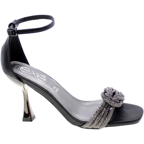 Zapatos Mujer Sandalias Exé Shoes Sandalo Donna Nero Alberta-926 Negro