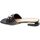 Zapatos Mujer Sandalias Kharisma Mules Donna Nero 5380 Negro