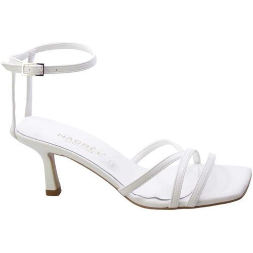 Zapatos Mujer Sandalias Nacree NacrÈe Sandalo Donna Bianco 395r002 Blanco