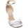 Zapatos Mujer Sandalias Unisa Sandalo Donna Argento Safira Plata
